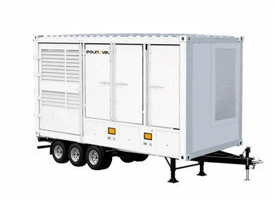 863kWh 640KW Batteri Energilagringssystem Mobilt BESS